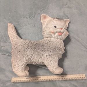rubber vintage toy cat. Edward mobley co, 1950s